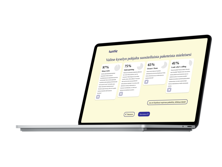 Mockup showcasing the design of a survey's results page.